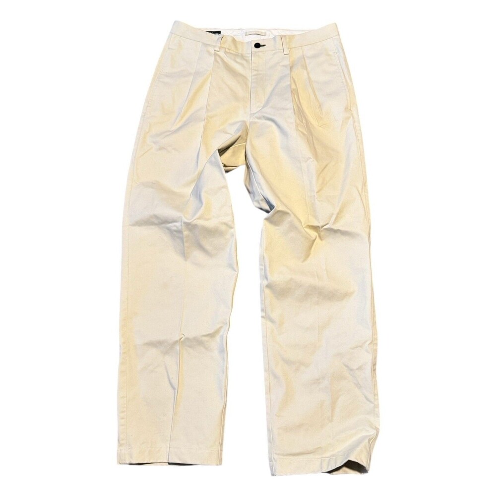 Vintage Orvis Chino Pants Men's Size 34 Cream 100% Cotton RN 70534 Exellent Cond
